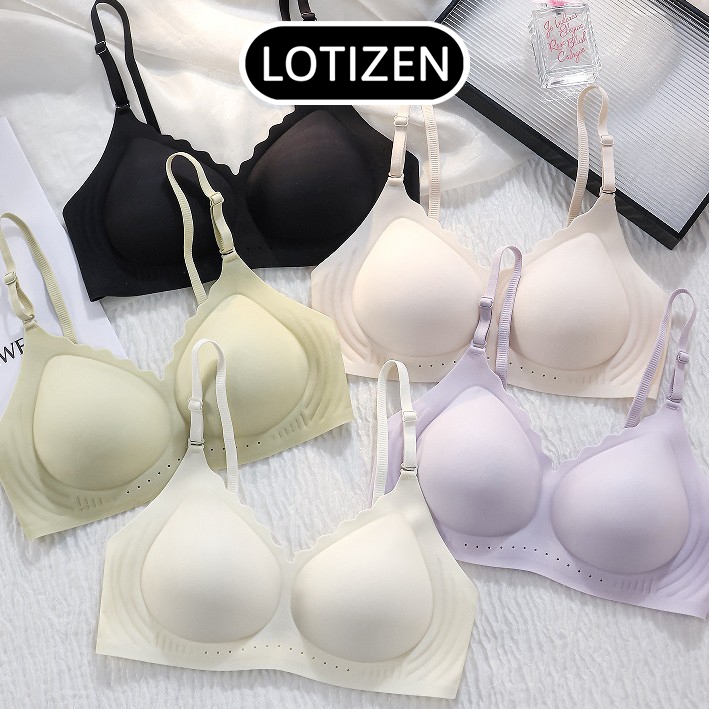 3-in-1 underwire cold rubber bra Women's seamless foam bra, light and ...