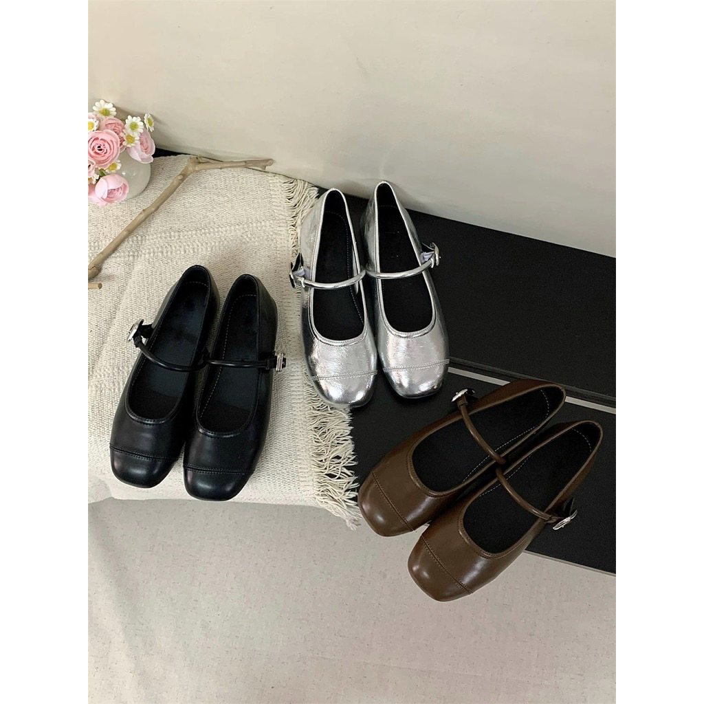 LIGHT SQUARE ROUND TOE SHOES (QC) | Shopee Singapore