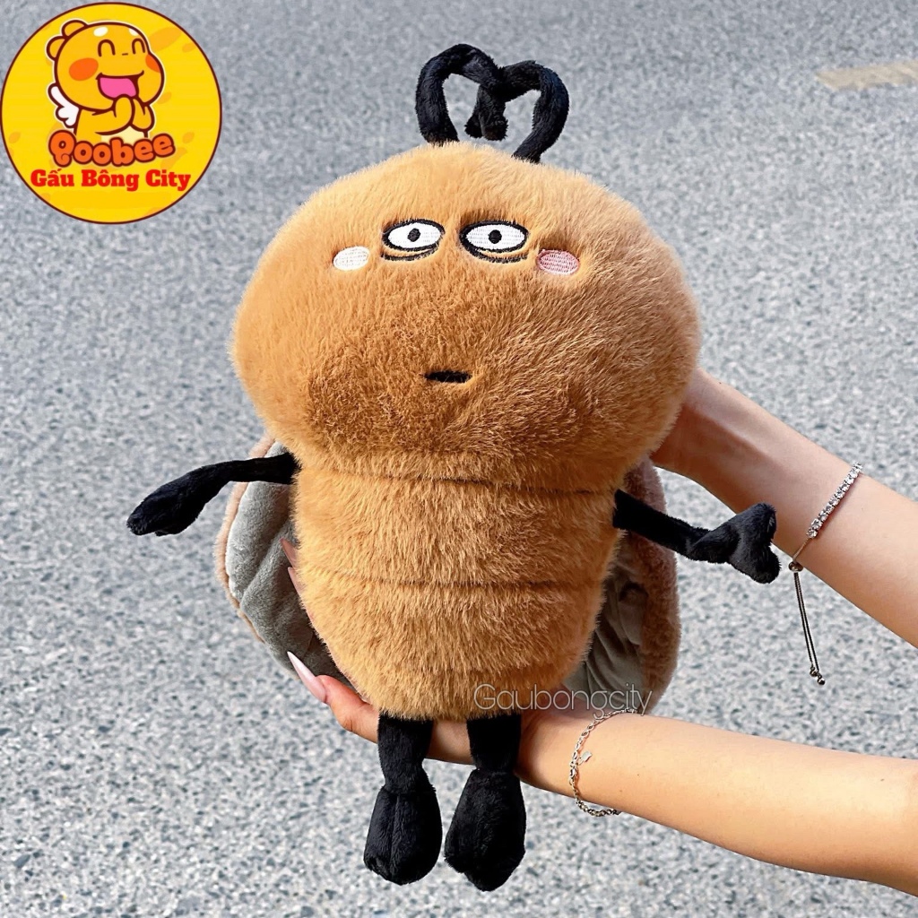 TRI Big Cockroach Teddy Bear - Inanimate Little Cuong Cockroach Stuffed ...