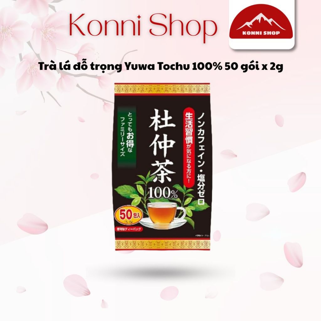 Yuwa Tochu rhododendron leaf tea 100% 50 packs x 2g | Shopee Singapore
