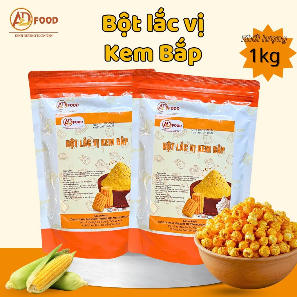 1KG ADFOOD Corn Cream flavored shake powder - shake fried chicken ...