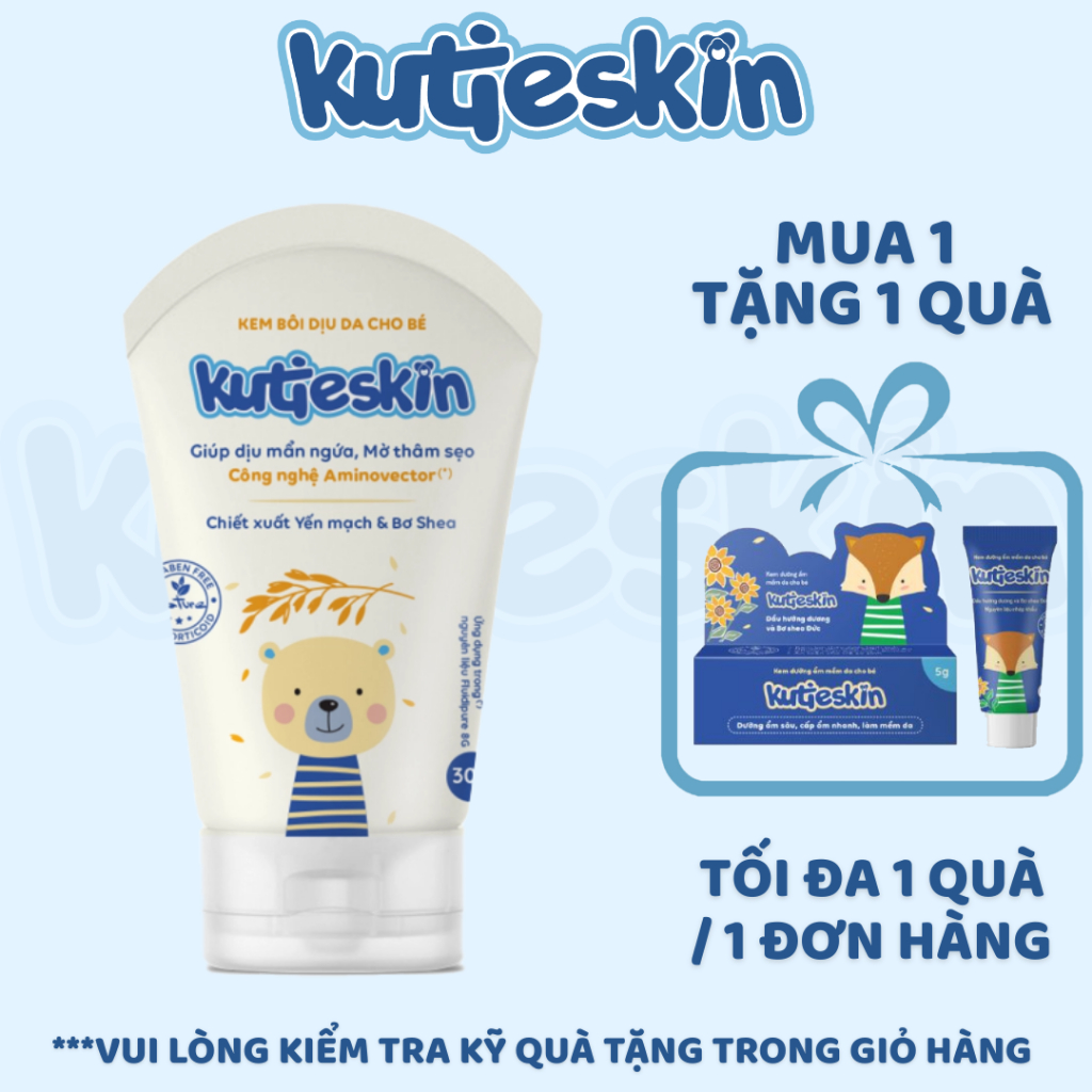 Kutieskin baby skin soothing cream to reduce rashes and scars 30g ...
