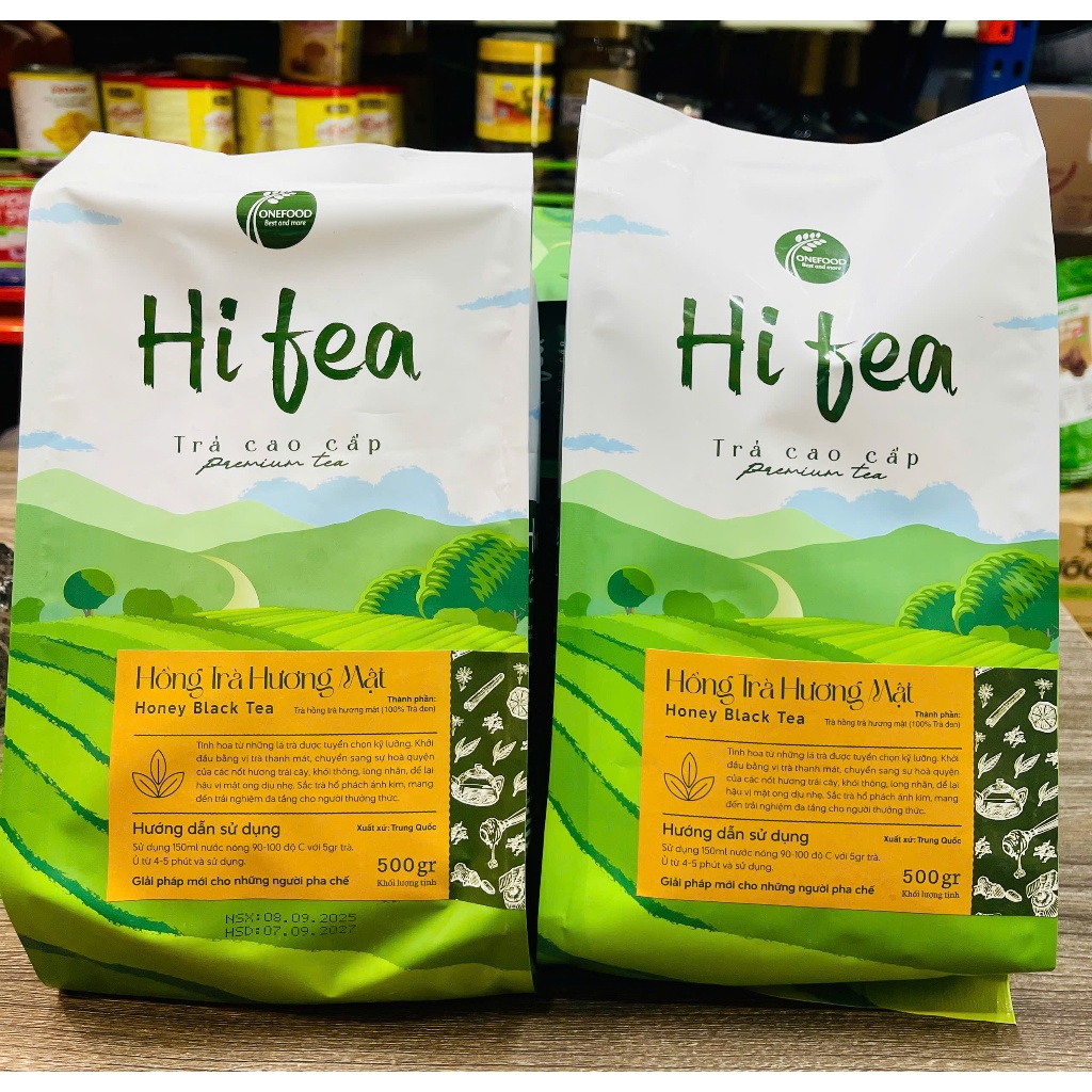 Hi-Tea Honey Flavored Black Tea 500gr - metallic Tea color | Shopee ...