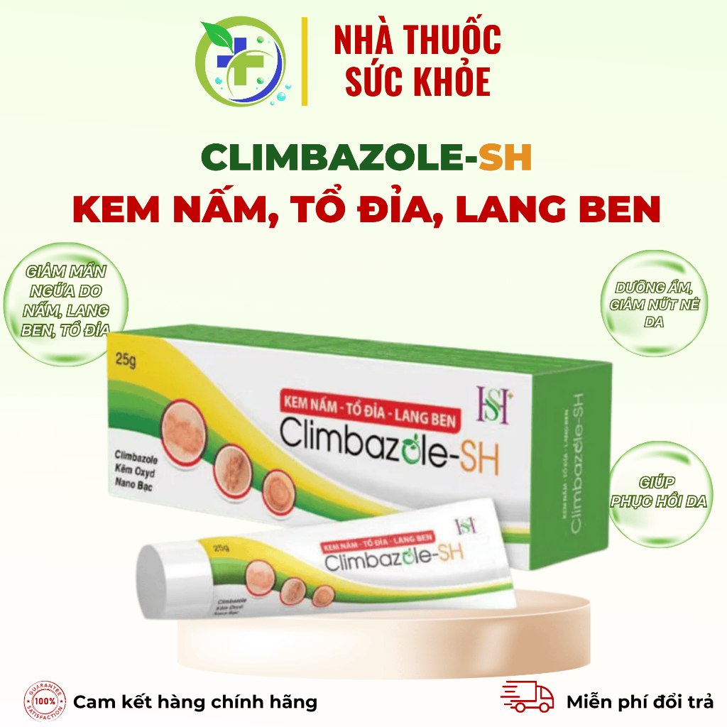 Climbazole SH skin cream - Reduces rashes, itching and redness caused ...