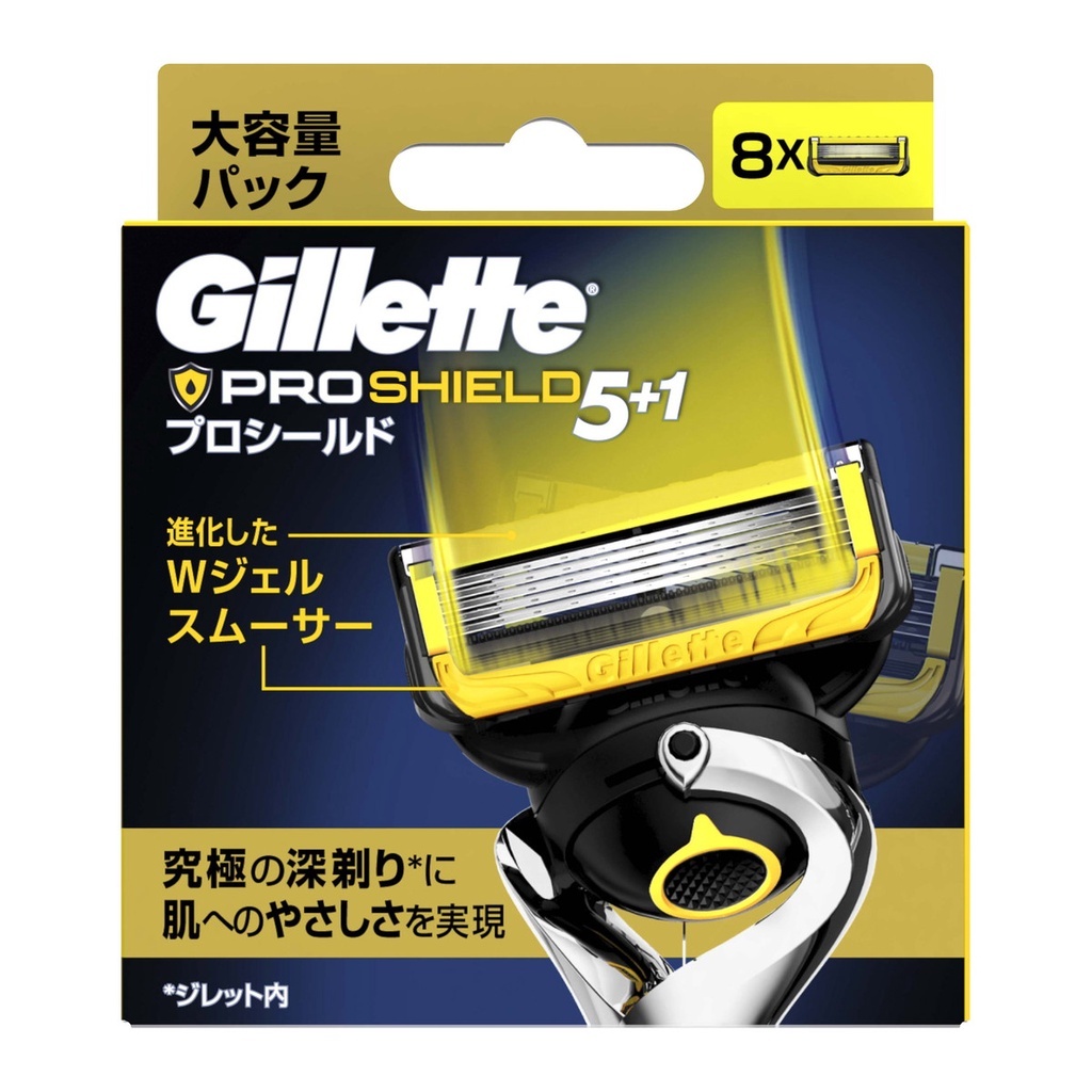 (New model) Gillette Fusion 5+1 Proshield professional shield razor ...
