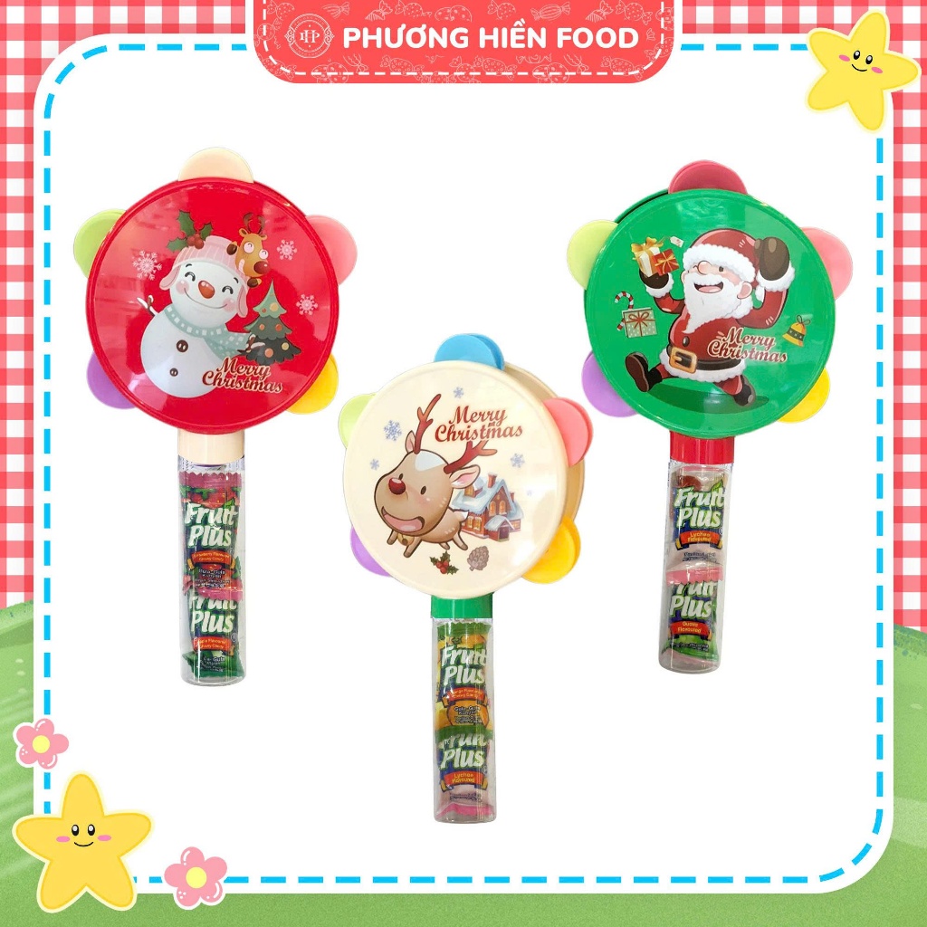 [Children's toy candy] Fruit Plus soft candy Christmas musical ...