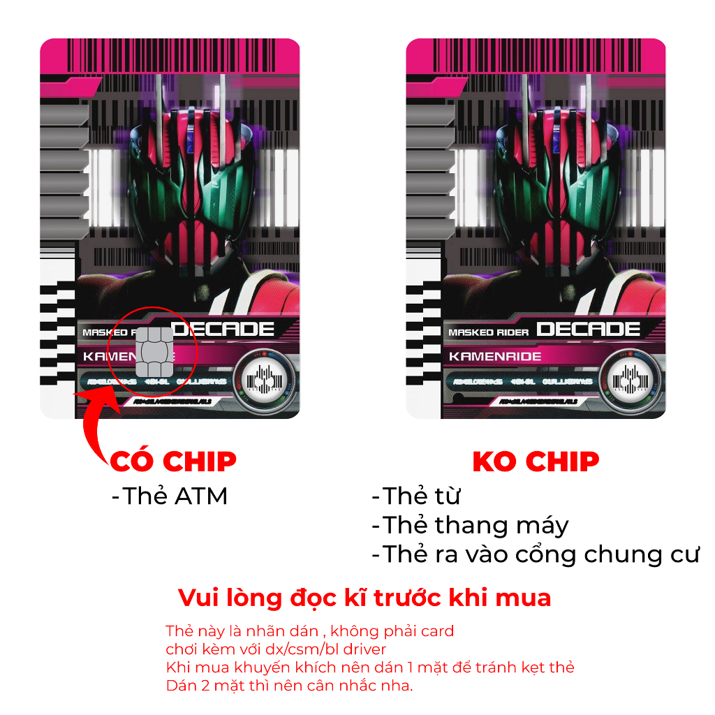 Skin Rider ATM Card - Kamen Rider Decade ATM | Kamen Rider Style ATM ...