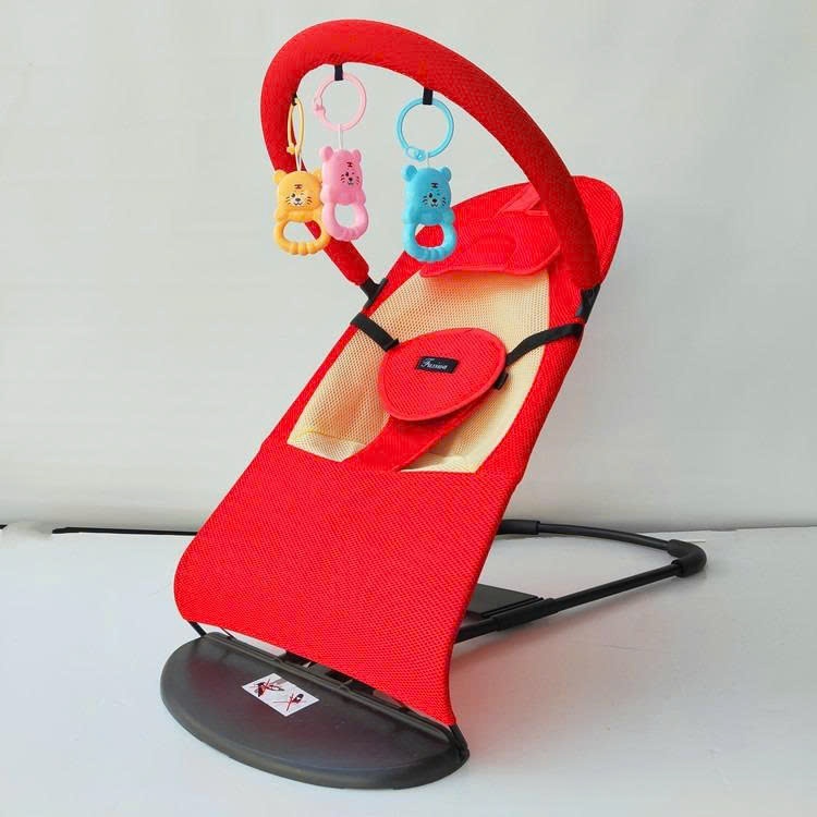 Baby Vibrating Chair Height Adjustable A-Leg Chair with Toy Bar Type 1 ...