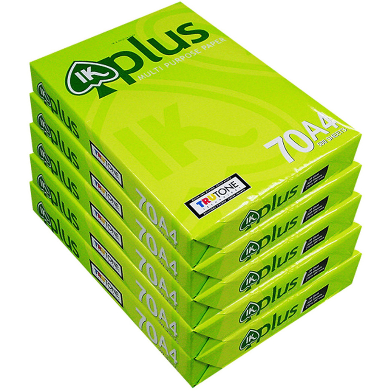 A4 IK Plus Printing Paper 70GSM - Smooth White A4 Paper | Shopee Singapore