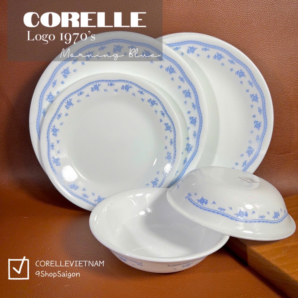 Corelle USA [Logo 1970s] - Morning Blue - [Retail] 01 Sunshine Bowl or ...