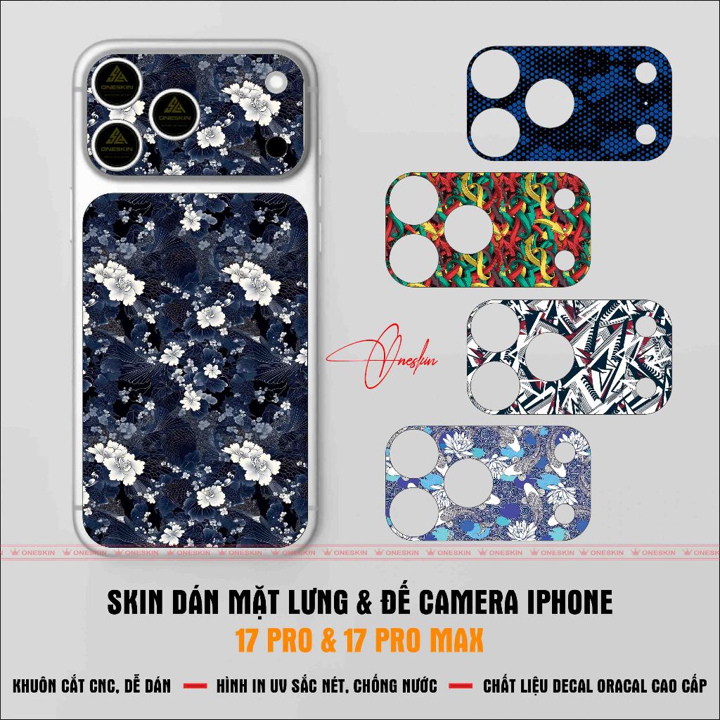 Back Skin Sticker & IPhone 17 Pro/17 Pro Max Camera Oracal Skin ...
