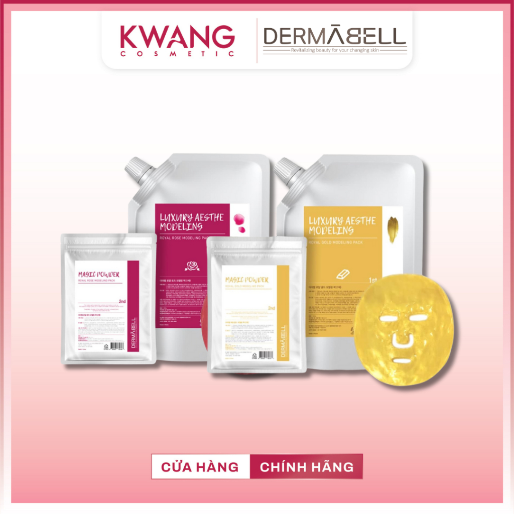DERMABELL Rose Jelly Mask Brightening and Anti-Aging Modeling Mask ...
