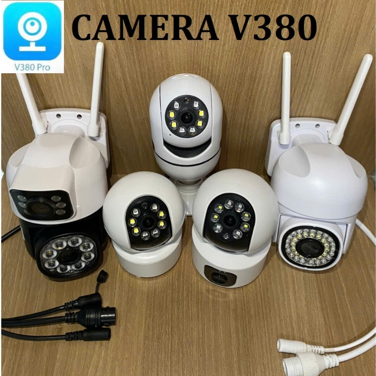 V380 Pro Wifi Camera for Indoor Use & Outdoor Day and Night Observation ...