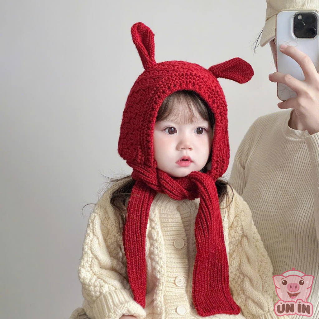 Beanie hat for babies - Cute and cute rabbit ears hat to keep the head ...