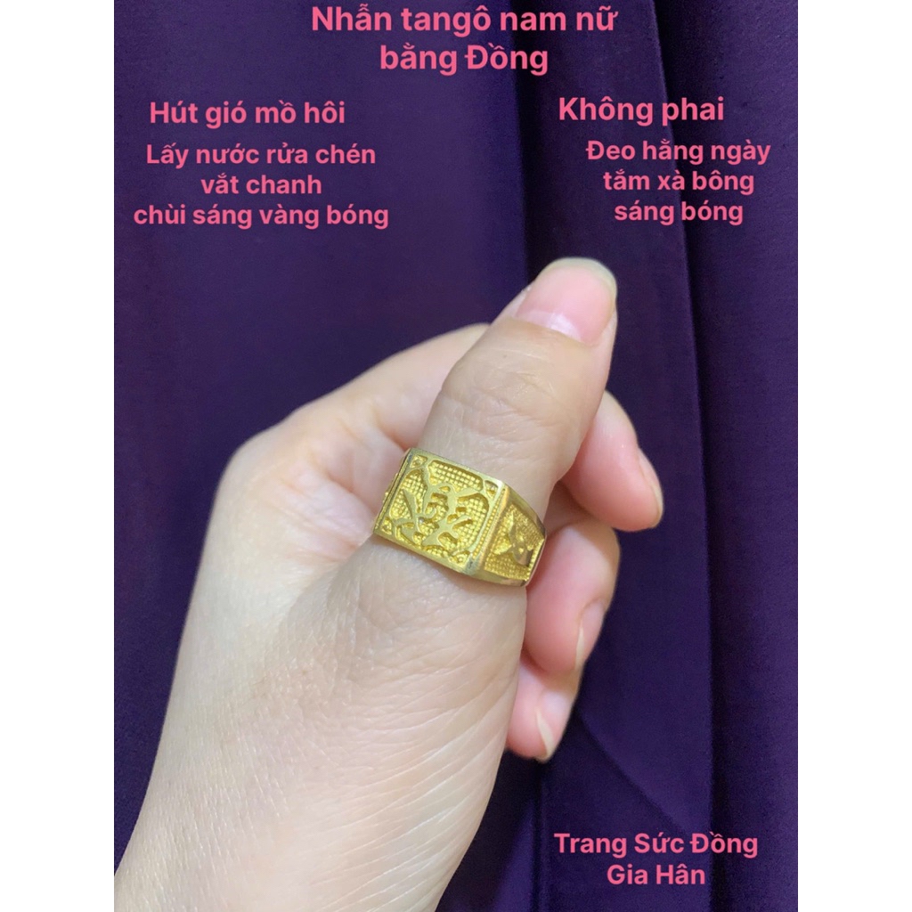 Men's and women's copper rings absorb sweat and do not fade, copper ...