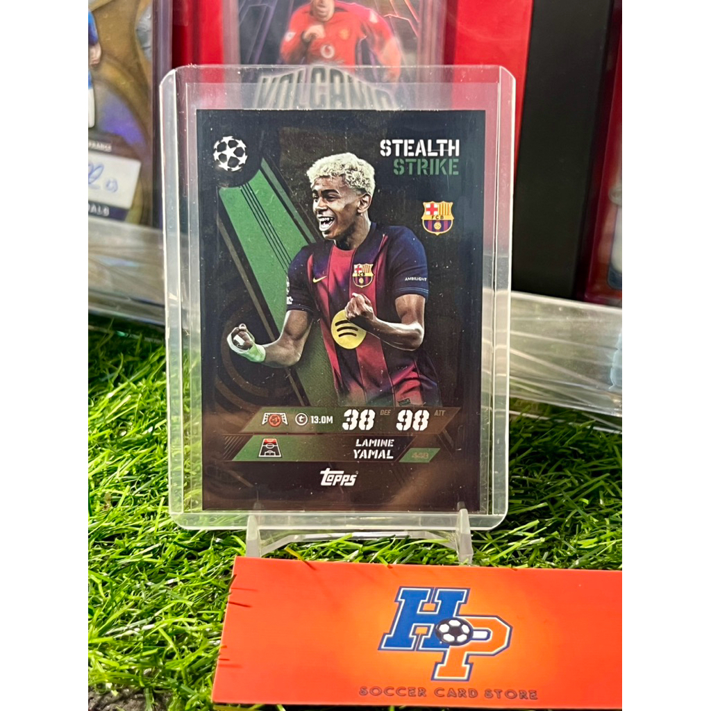 Lamine Yamal Stealth Strike Topps Match Attax UCL 2025/26 Football Card ...
