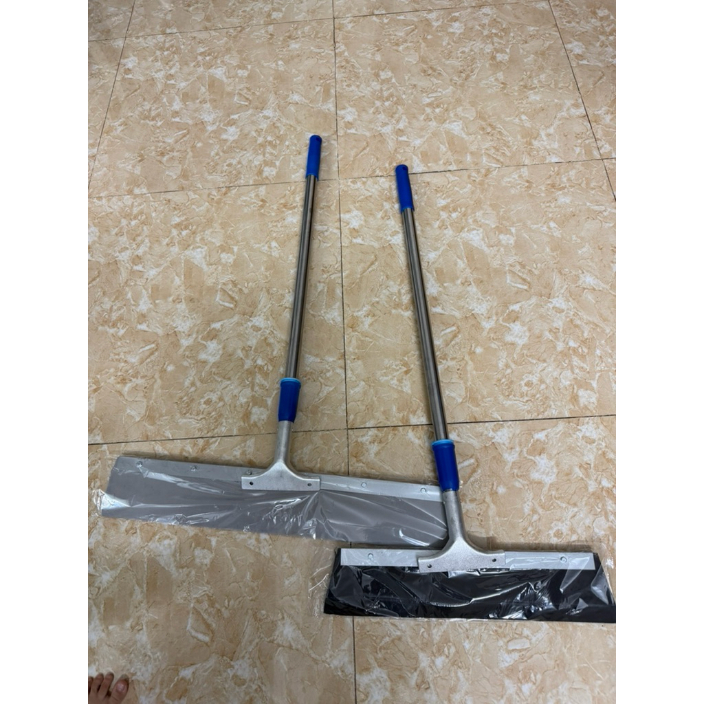 Water rake and water pusher with stainless steel handle helps dry ...