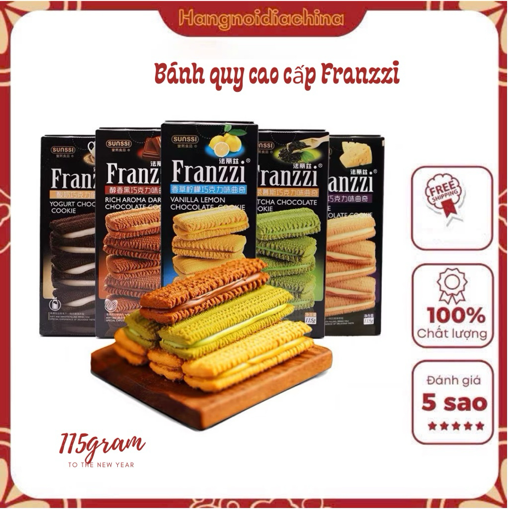 Franzzi premium biscuits box 115 grams available in 5 flavors! | Shopee ...