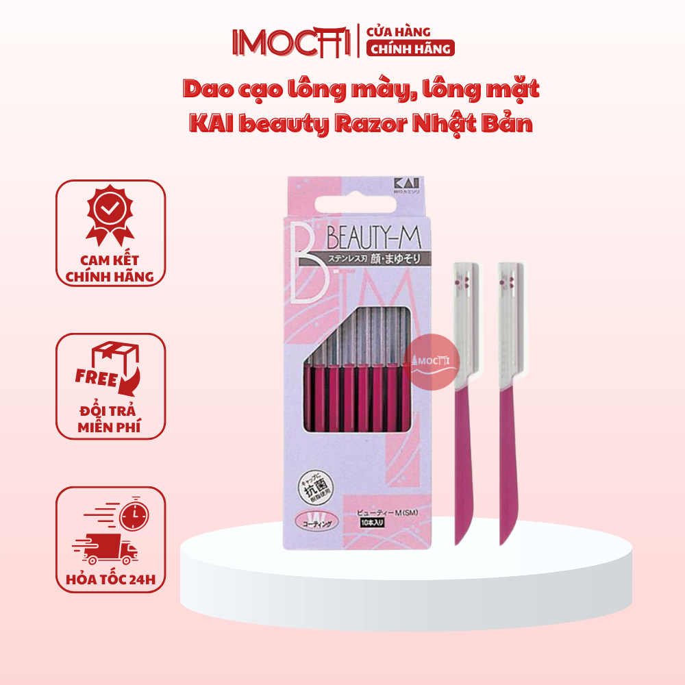 KAI beauty Razor Japanese eyebrow and facial hair Razor | Shopee Singapore