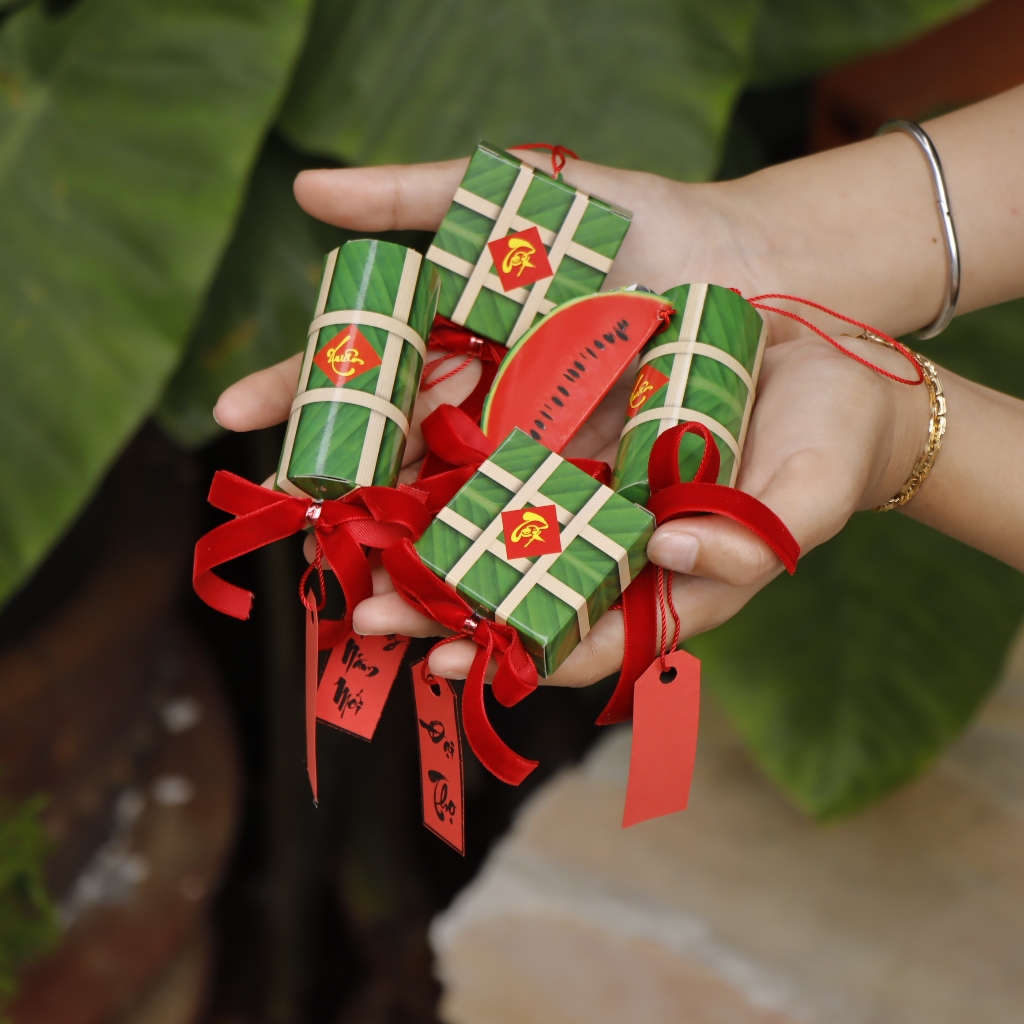 Set of Decorative Hanging Rope Materials for Chung, Tet, and Watermelon ...