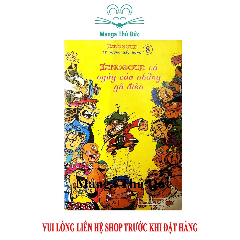 The Story of Iznogoud The Bad General Complete Set of 8 Color Comic ...
