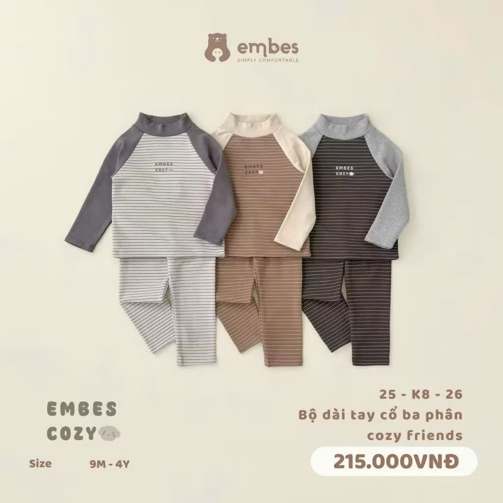 Long-sleeved embes set in odd sizes for children 9-4 years old | Shopee ...