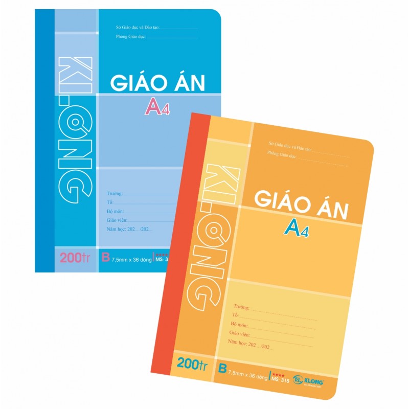 Horizontal lesson plan book 200 pages A4 size Klong 315 / Horizontal ...