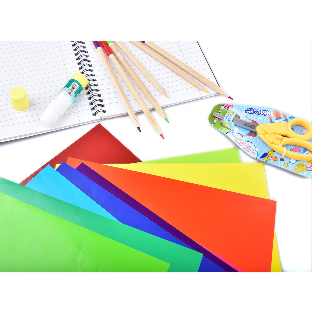 Combo of 5 stacks of Thien Long GTC-C002 handmade paper in 12 medium ...