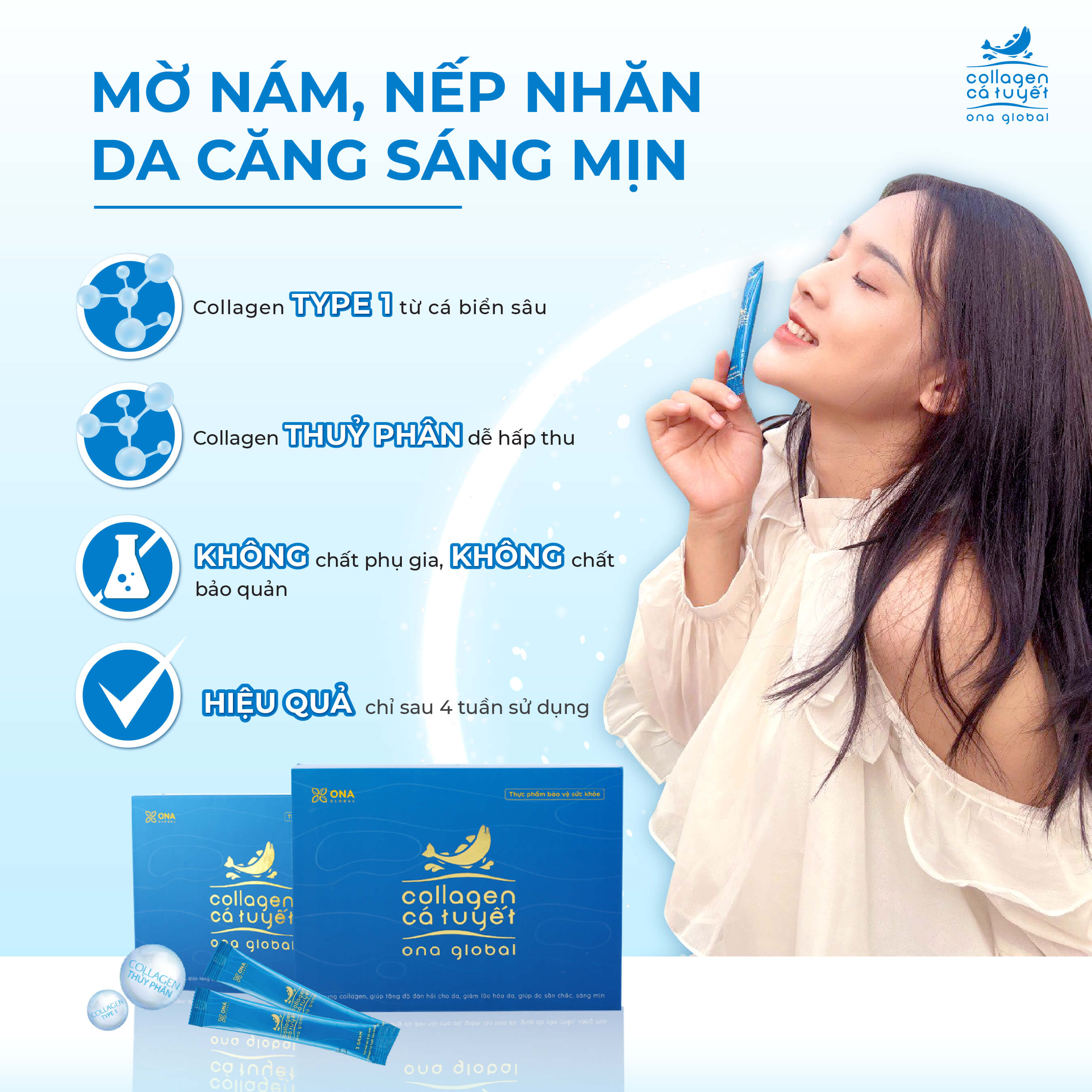 Cocayhoala VIETNAM Cod Collagen, 2500mg Hydrolyzed Collagen Type I ...