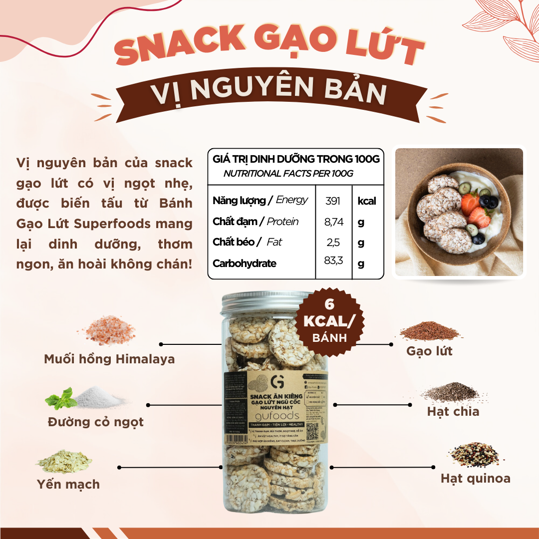 Gufoods brown rice Snack mix 7 flavors Combo - Various flavors ...