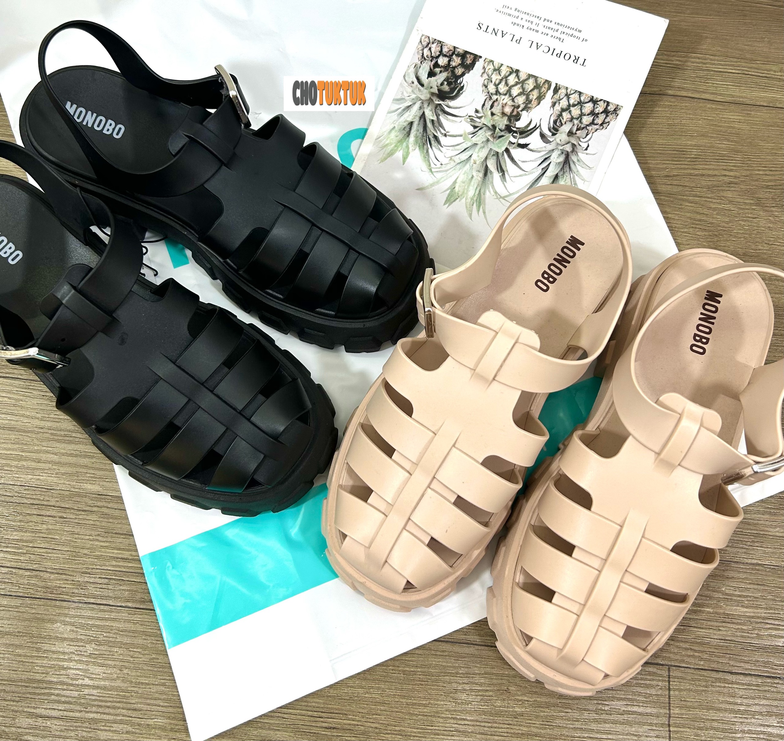 Monobo Millan Plus high heel Thai Sandal | Shopee Singapore