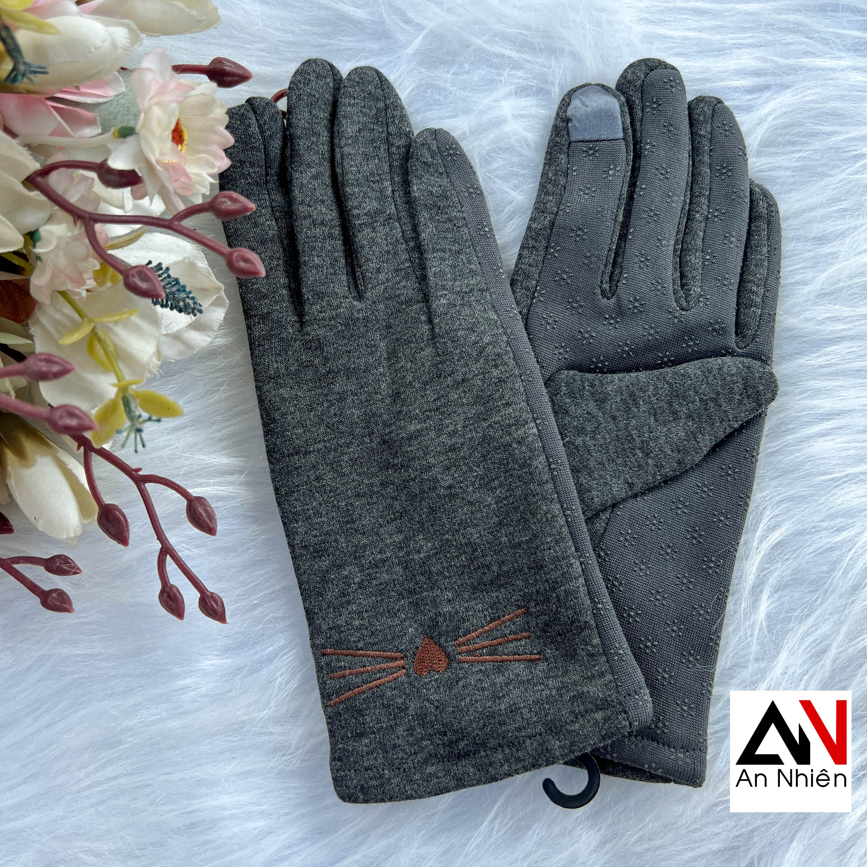 Non-slip felt gloves, sun protection, warm, youthful style, can be used ...