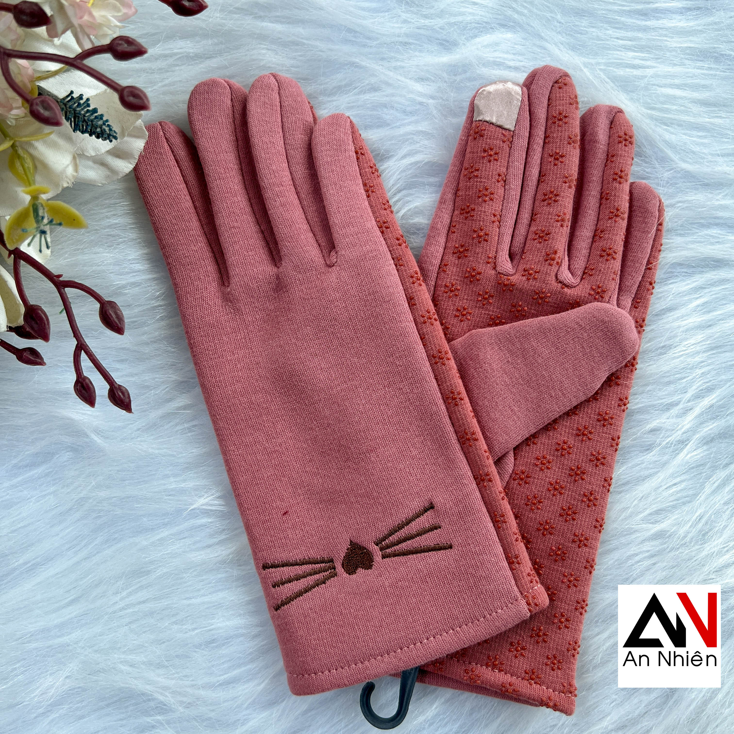 Non-slip felt gloves, sun protection, warm, youthful style, can be used ...