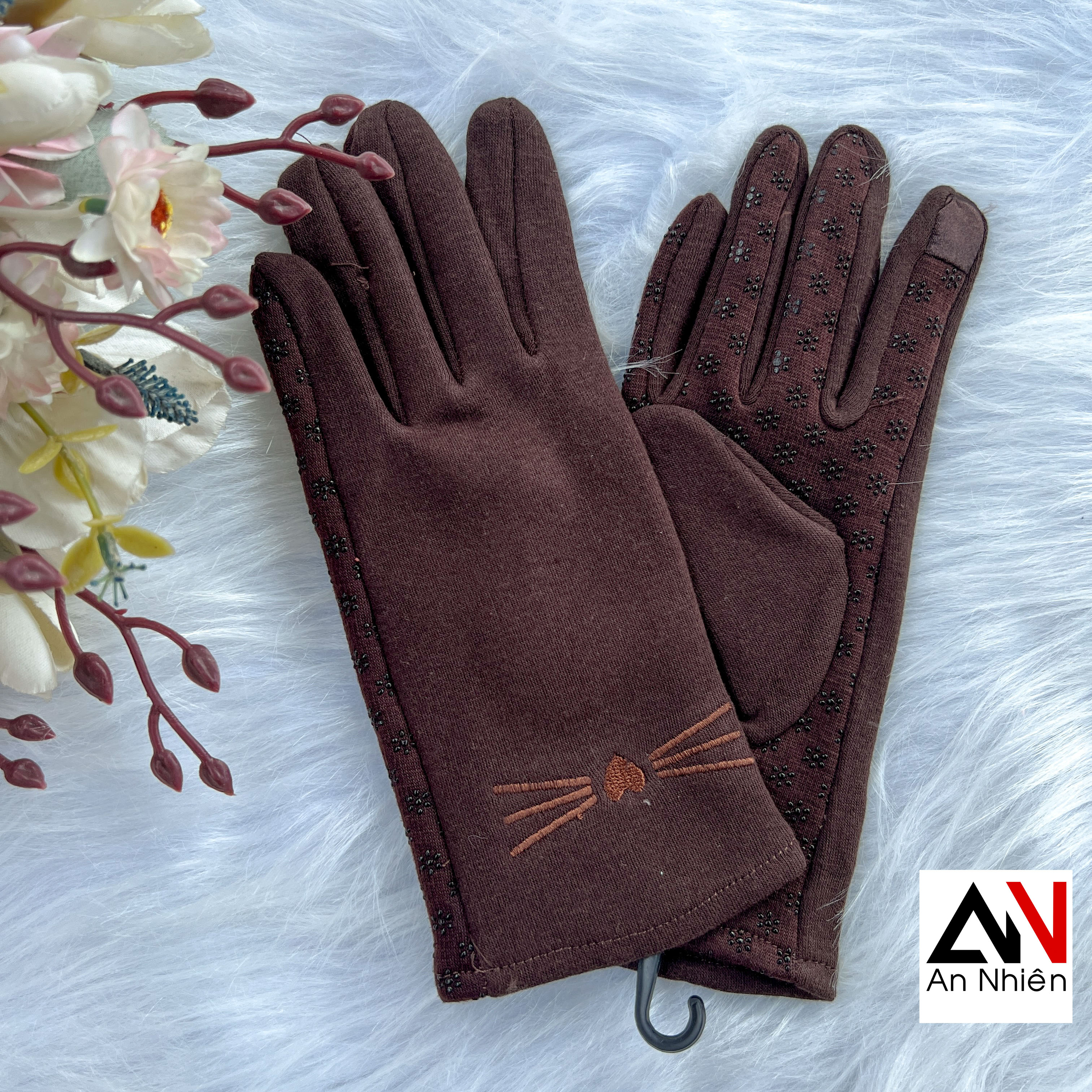 Non-slip felt gloves, sun protection, warm, youthful style, can be used ...