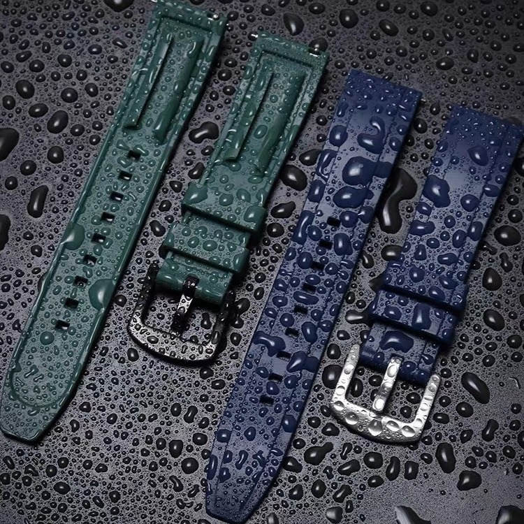 Rubber watch strap for men and women size 20mm 22mm 24mm, high quality ...