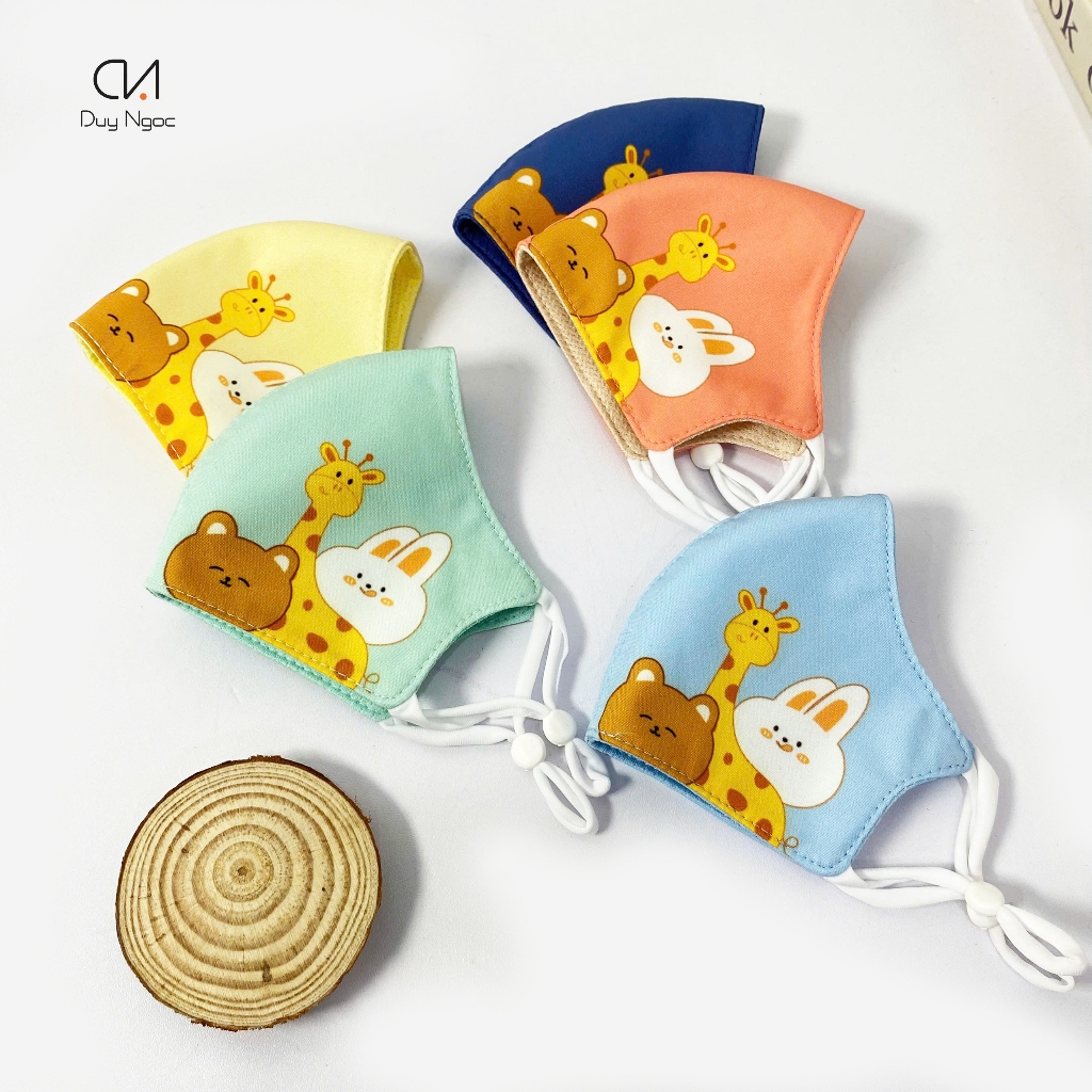 High quality Duy Ngoc Children's Cloth Mask for children from 1-3 years ...