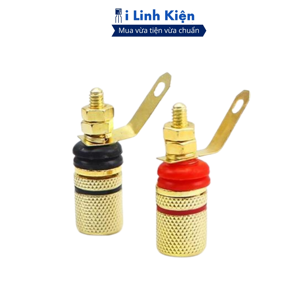 Pair of red and black speaker jacks made of super quality Ilinhkien ...