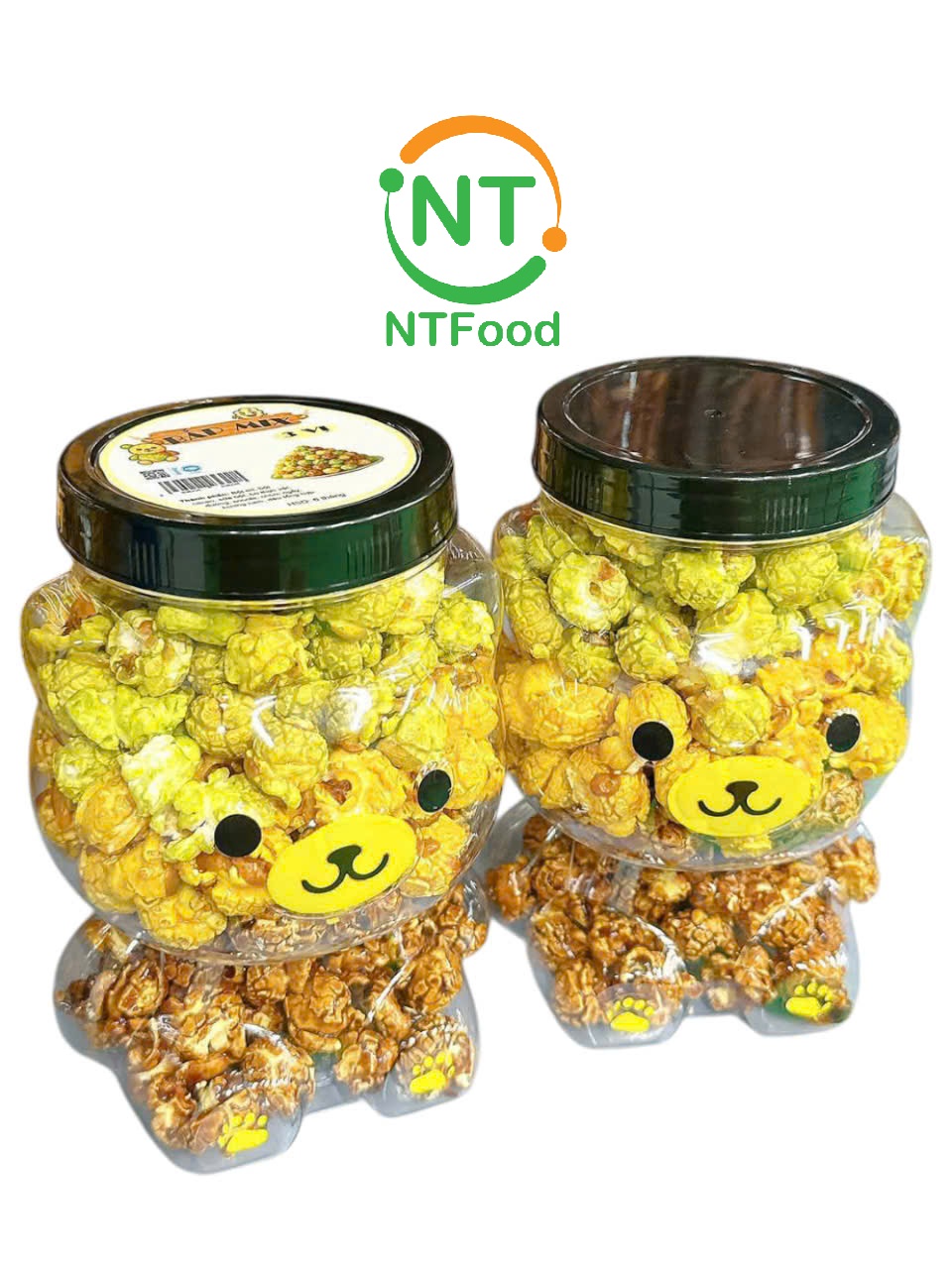 American Popcorn Mix 3 Flavors Bear Jar 250Gr NTFood - Nhat Tin Food ...