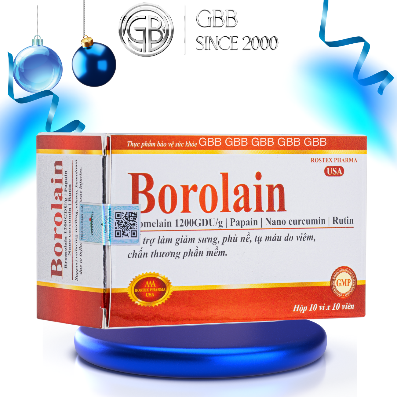 Borolain helps dissolve bruises, reduce swelling, relieve pain, heal ...