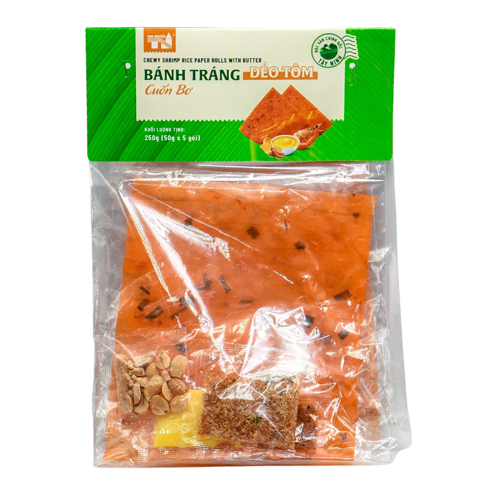 Combo of 5 Sticky Rice Paper Rolls with Shrimp and Tay Ninh Tinh Nguyen ...