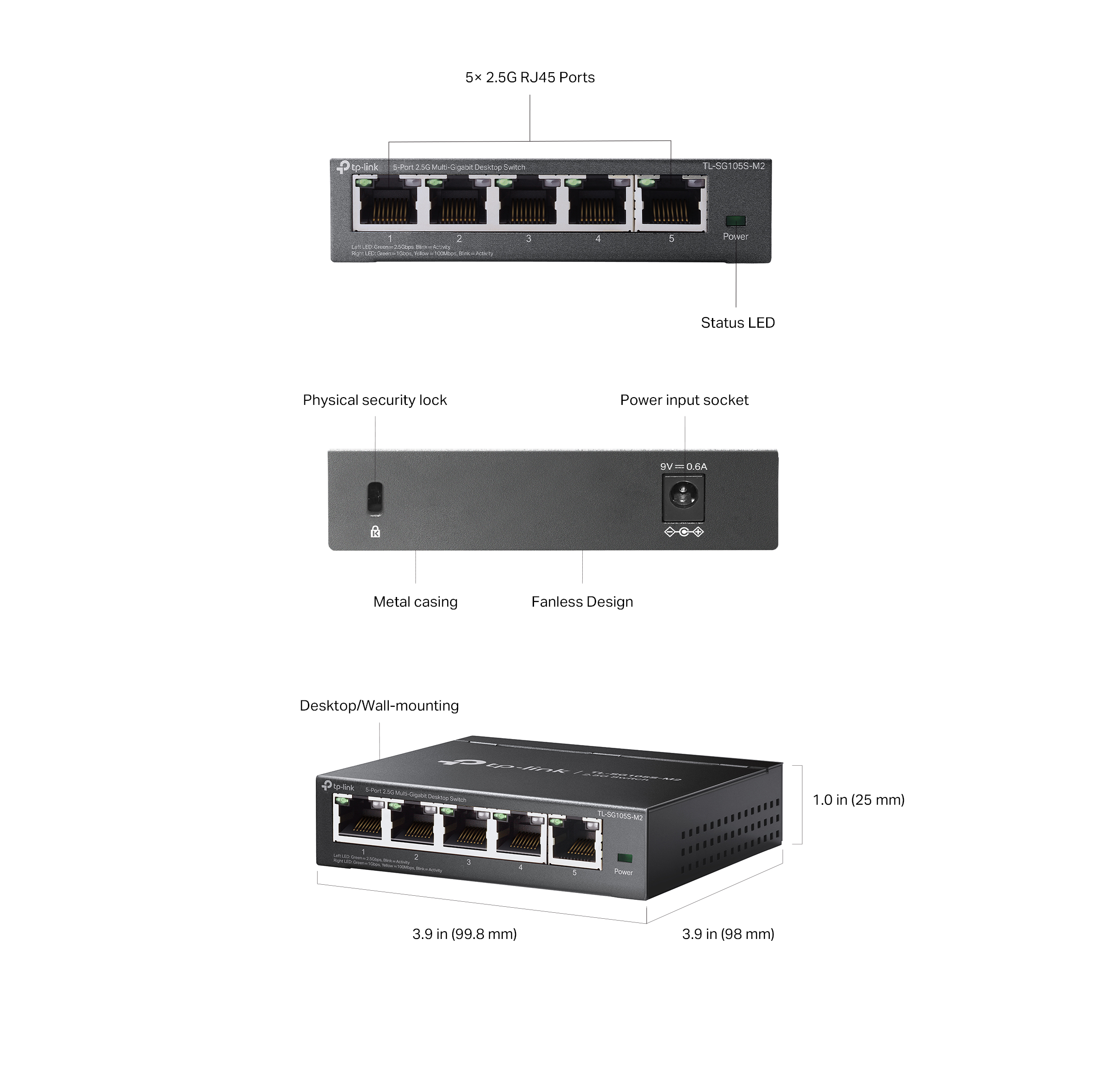 Switch 5 Port 2.5GbE TP-Link TL-SG105S-M2 | Shopee Singapore
