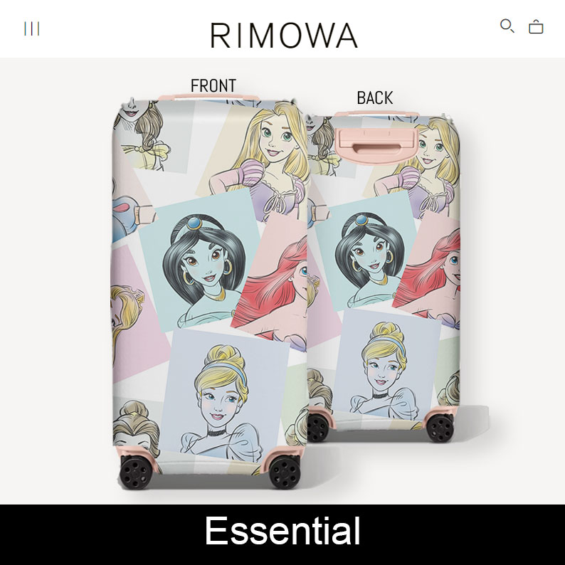 Disney Princess 002 Luggage Cover RIMOWA Essential / Sarung Koper Rimowa