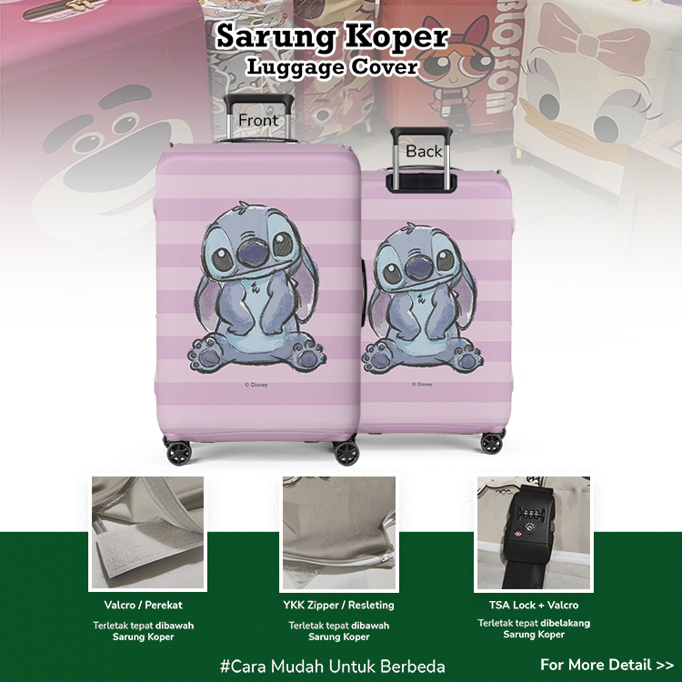 STITCH 004 Sarung Koper / Pelindung Koper / Luggage Cover