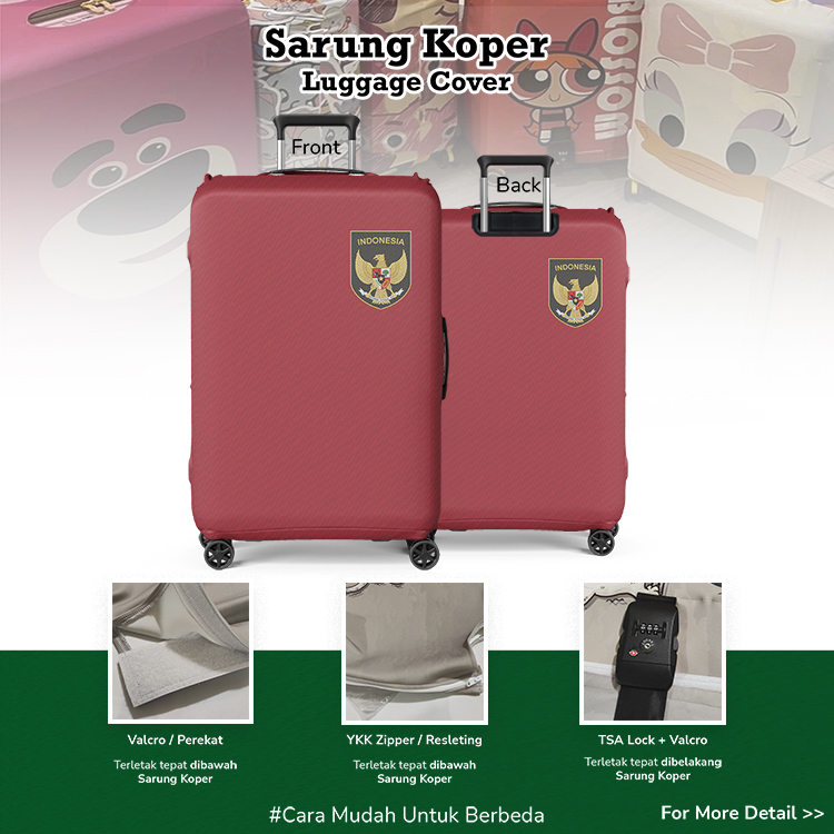 Sarung Koper Indonesia Home Jersey (Kandang) - AFC Asian Cup / Luggage Cover