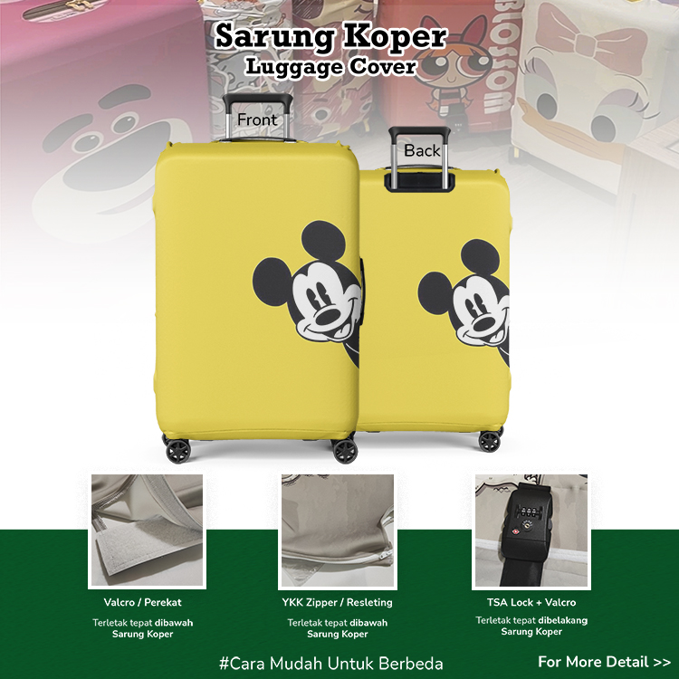 Disney Mickey Mouse 08 - Sarung Koper / Luggage Cover