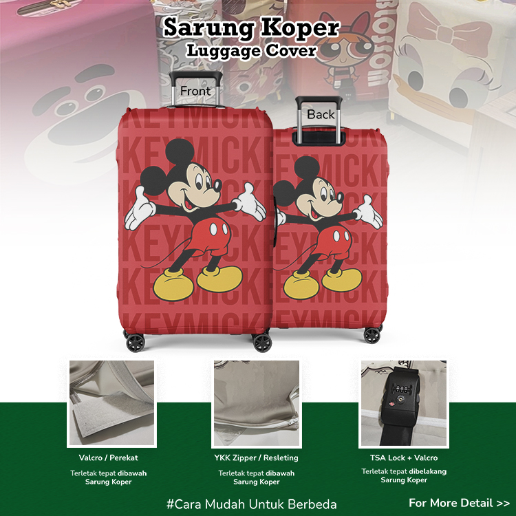 Disney Mickey Mouse 07 - Sarung Koper / Luggage Cover