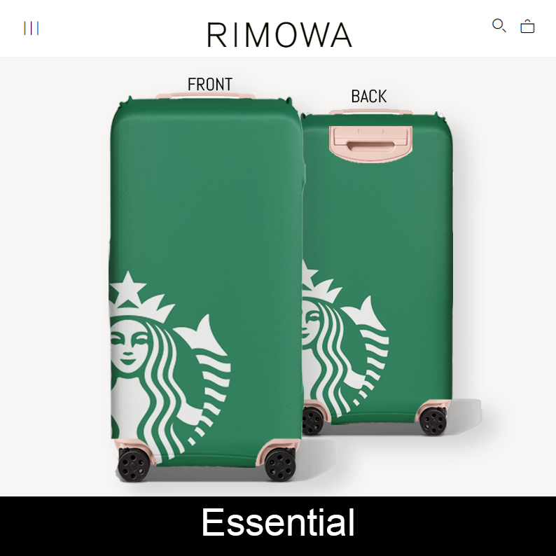 Starbucks (SBUX) Luggage Cover RIMOWA Essential / Sarung Koper Rimowa