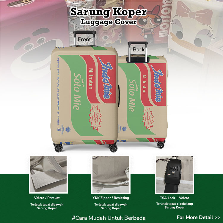 Sarung Koper Kardus Soto Mie - Luggage Cover