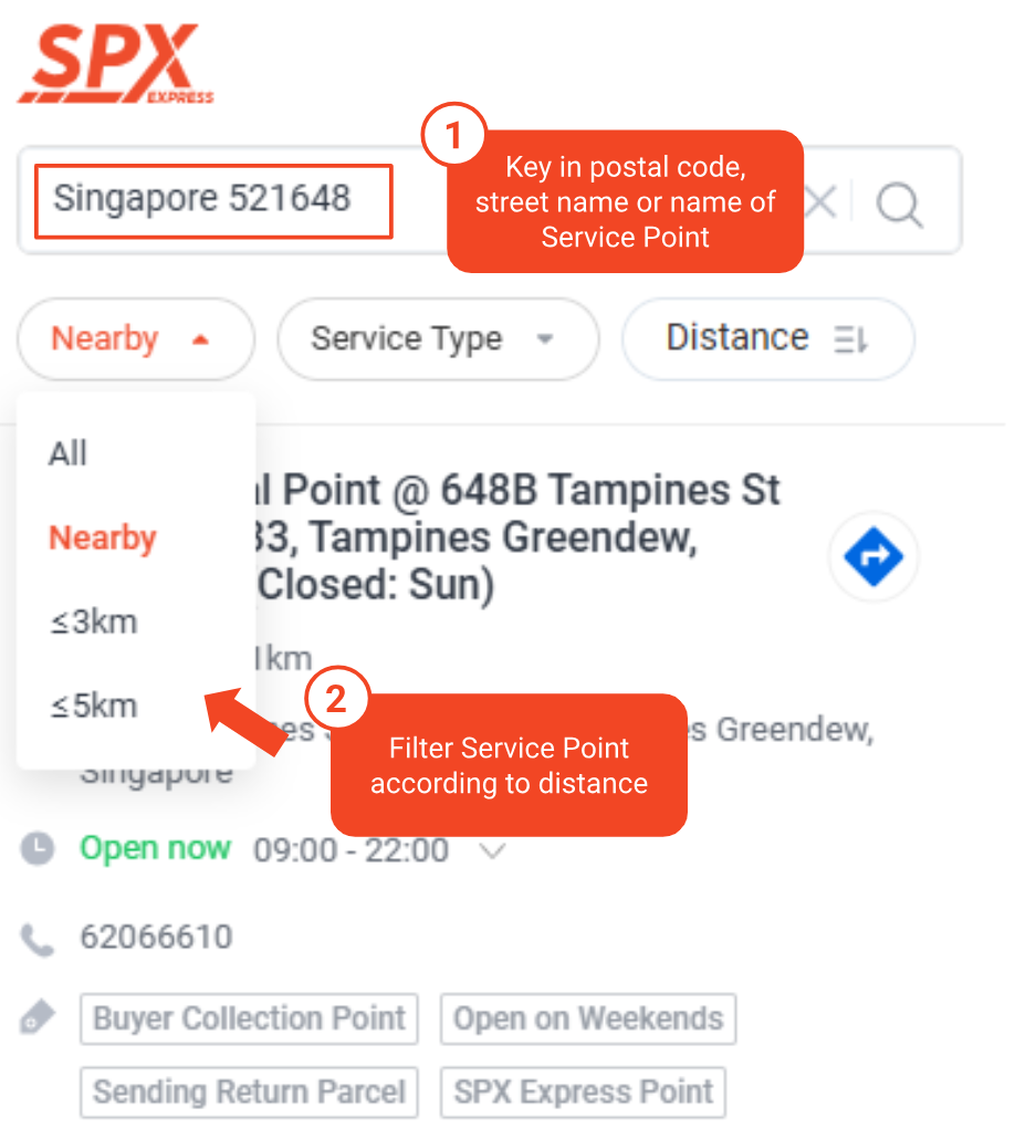 Step-by-Step Guide on Locating SPX Express Service Points