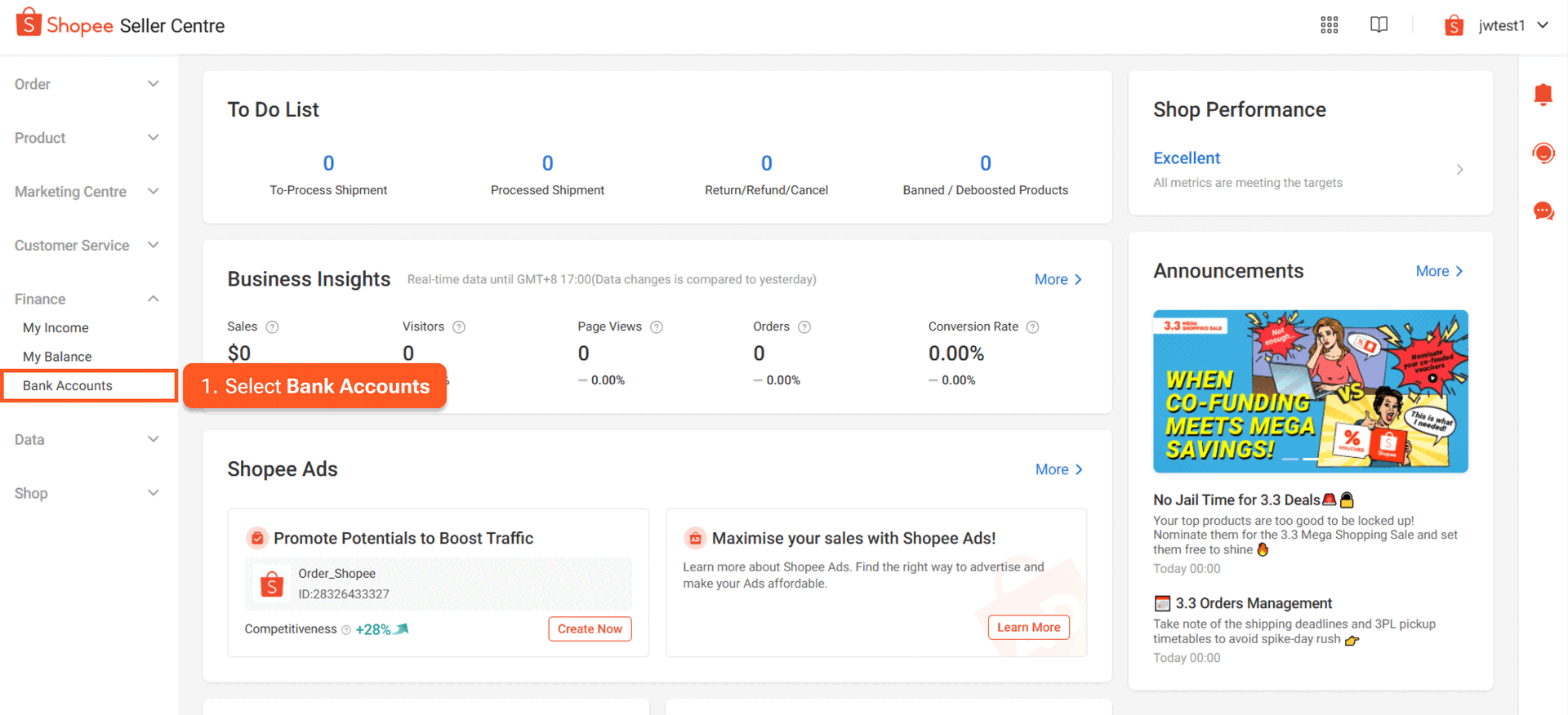 Withdrawing your income | Shopee SG Seller Education Hub